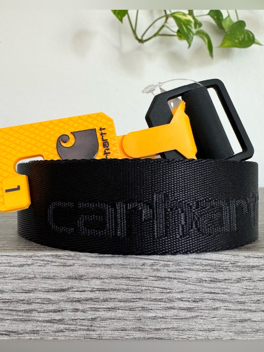 Carhartt Men's Nylon Webbing Ladder Lock Belt Black Sz Large 38-40